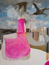tweeluik, 2025, 160 x 120 cm, oil on linen